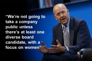 Goldman CEO David Solomon mandates board diversity quote