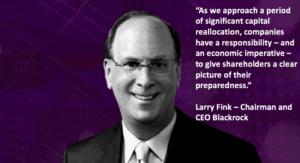 Larry Fink Blackrock CEO Reinvent on ESG