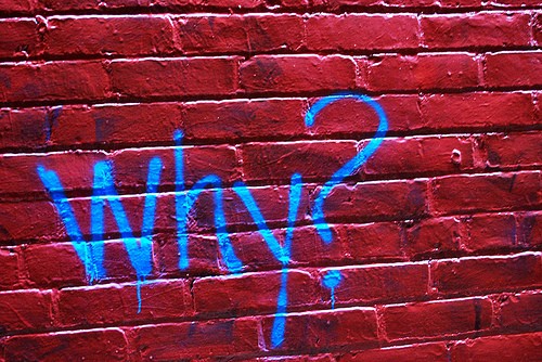 the power of why on a brick wall