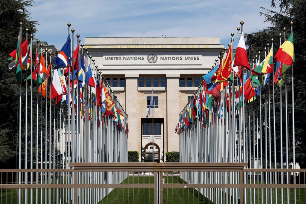 COUNTRY FLAGS UN FACING ISOLATIONISM AND INDIVIDUALISM AGENDAS
