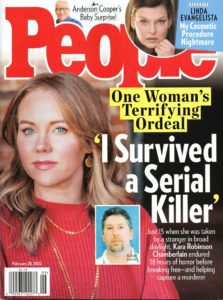 Cover of People Magazine featuring Kara Robinson Chamberlain who suffered the consequences of abuse