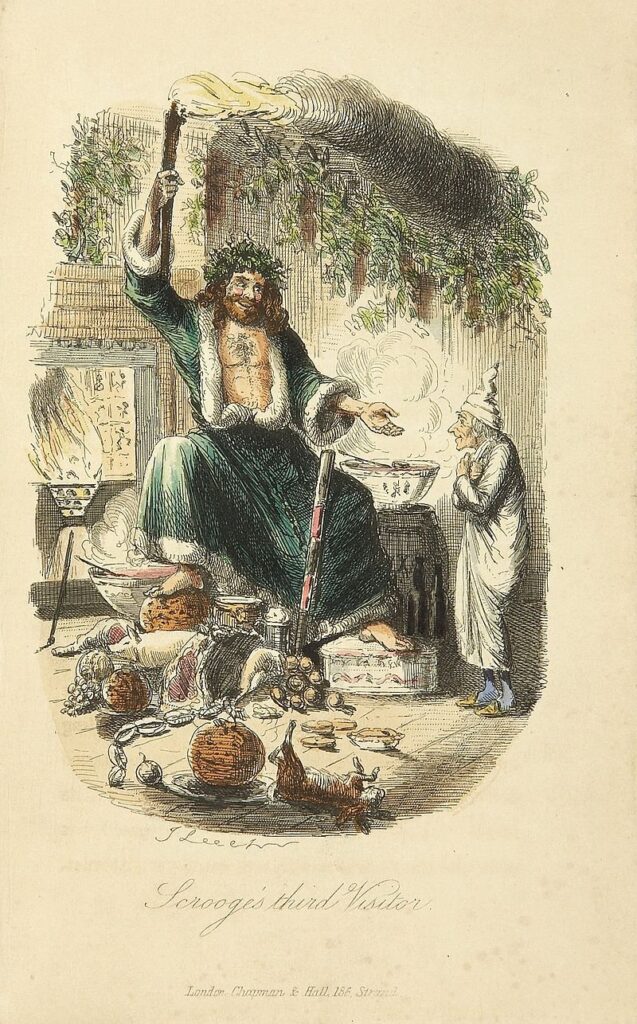 The ghost of Christmas present showing the spiirt of mattering