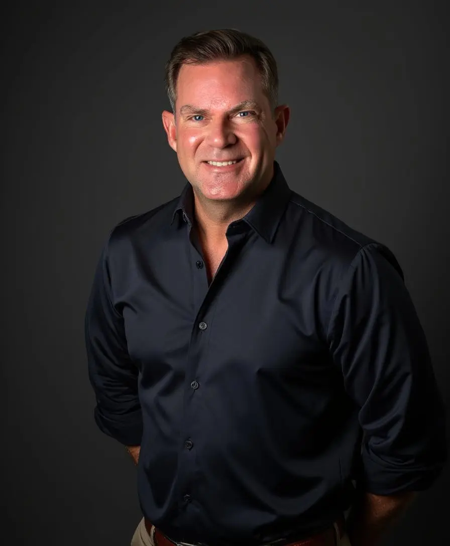 John R. Miles - Black Shirt Portrait