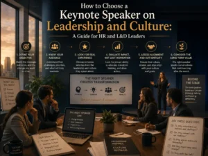 How to Choose a Keynote Speaker on Leadership: 5 Essential Questions for HR & L&D Leaders